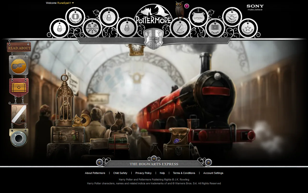 Pottermore The Hogwarts Express
