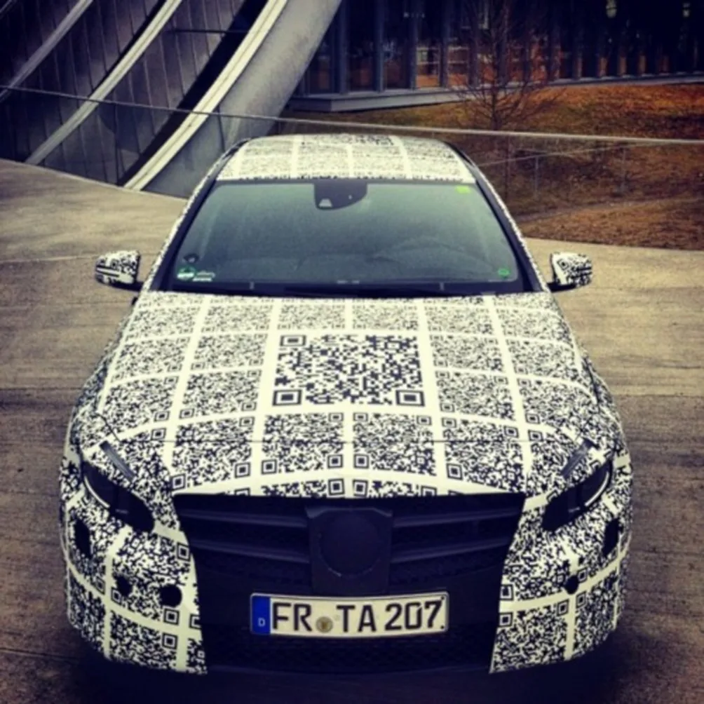 QR Codes On Car