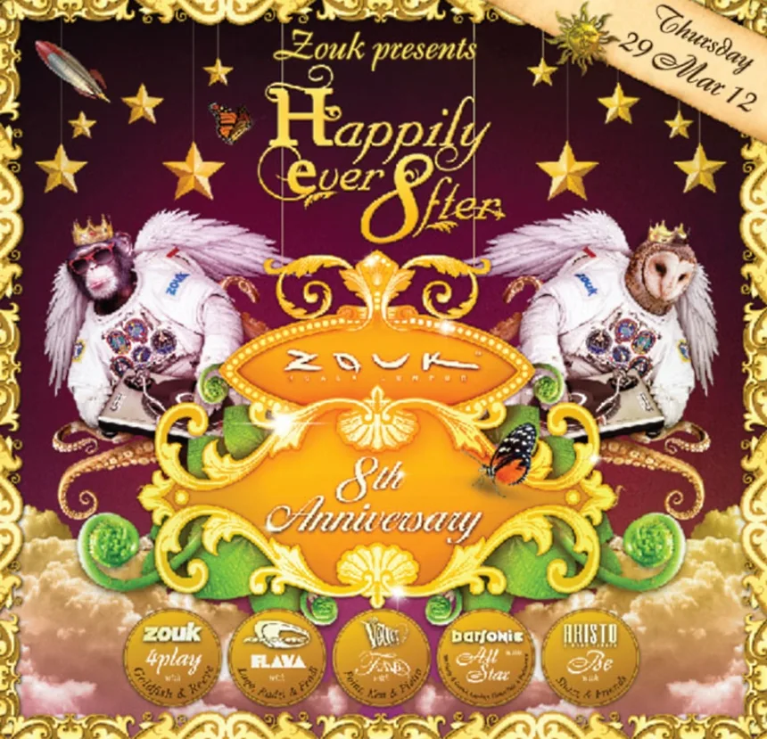 Zouk Kuala Lumpur Anniversary Poster