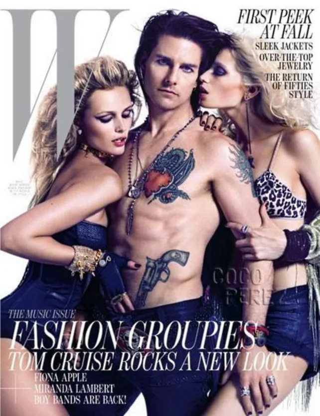 Tom Cruise Rock of Ages W Magazine