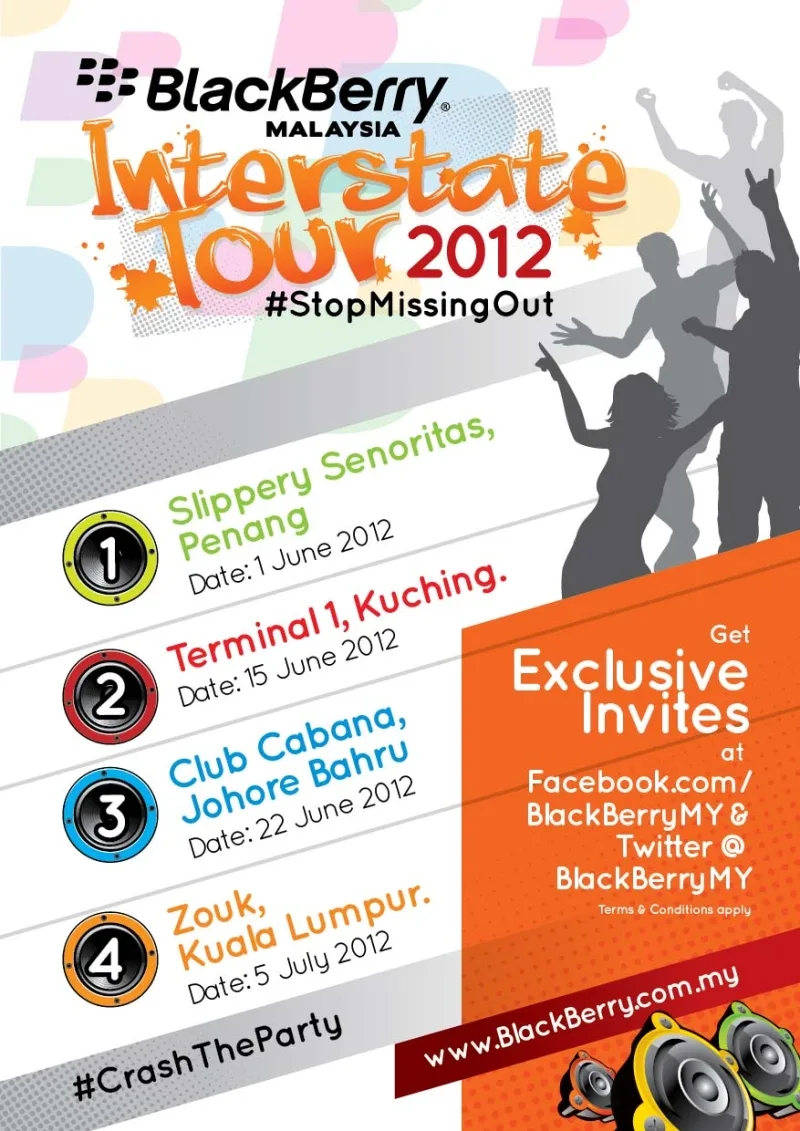 BlackBerry Malaysia Interstate Tour 2012