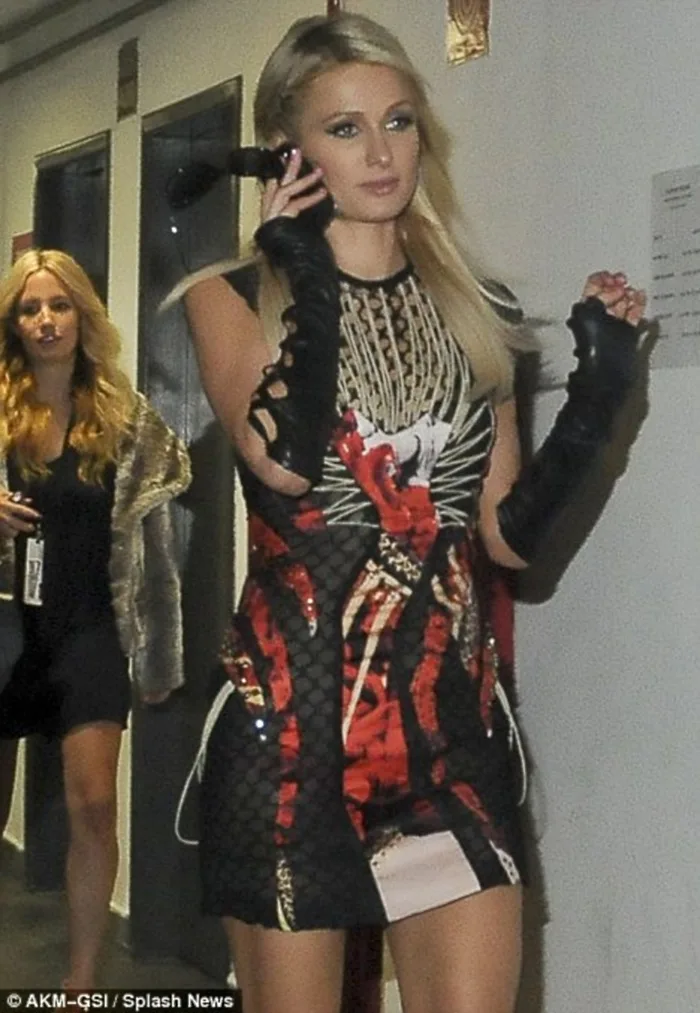 Paris Hilton DJ Outfit Change