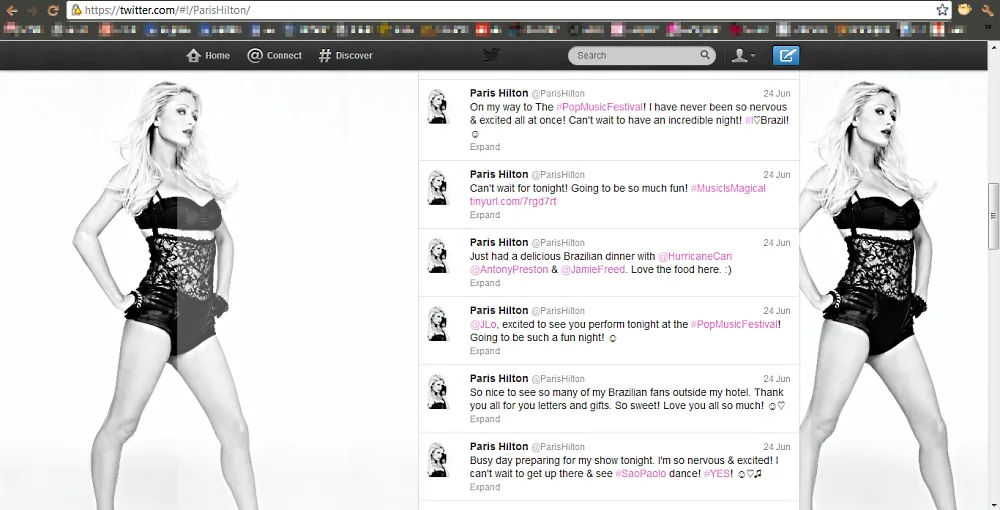 Paris Hilton DJing Debut Twitter