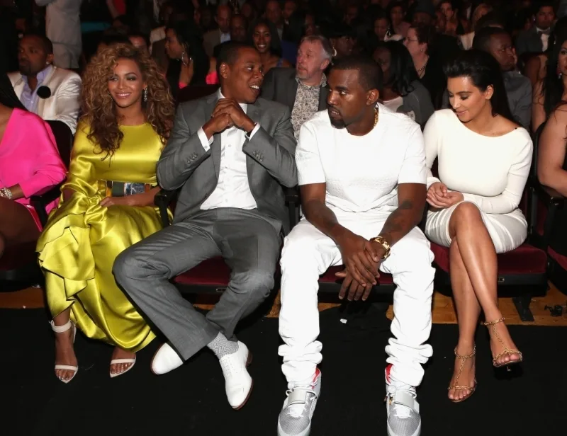 Beyonce Jay Z Kanye West Kim Kardashian BET Awards 2012