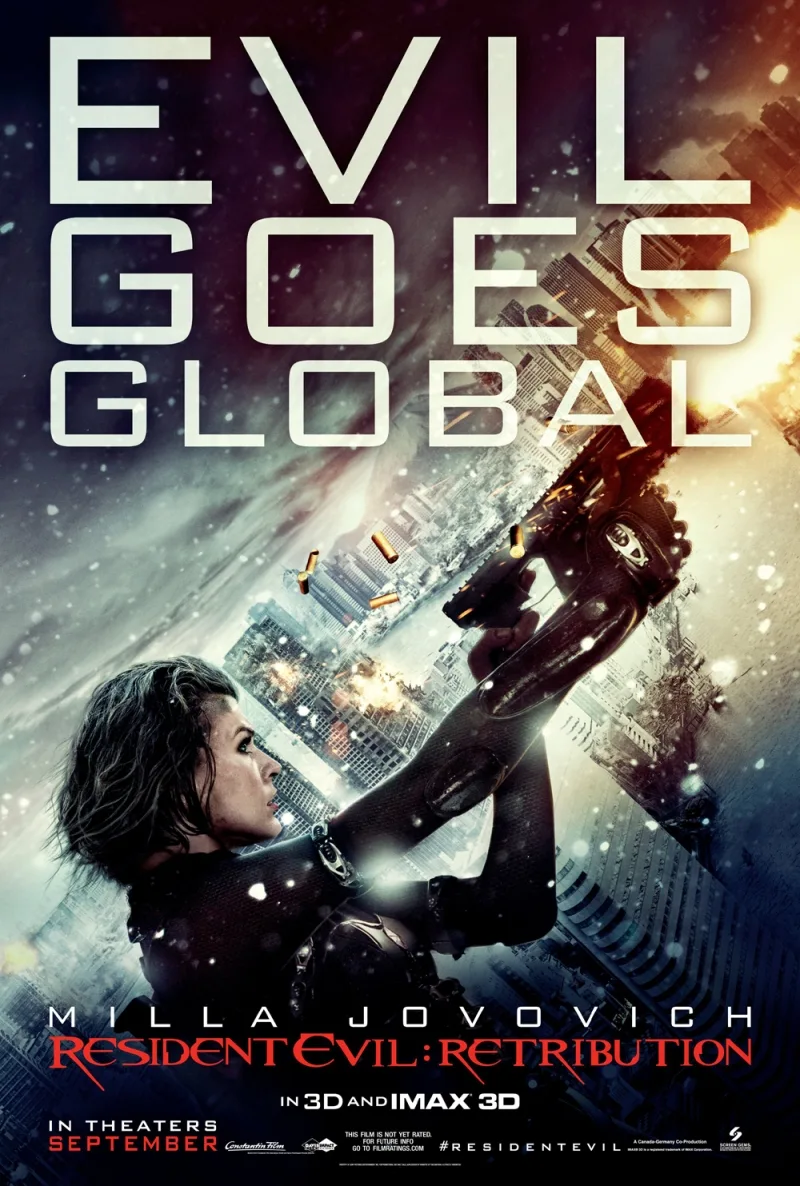 Resident Evil Retribution Evil Goes Global Poster