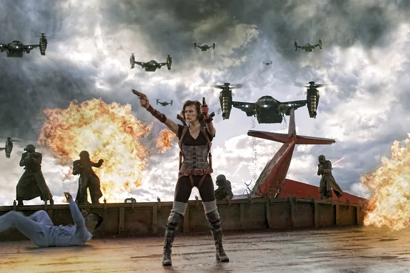 Milla Jovovich stars in Screen Gems' action horror RESIDENT EVIL: RETRIBUTION.