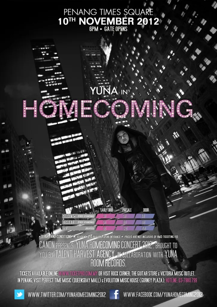 Yuna Homecoming Concert Penang