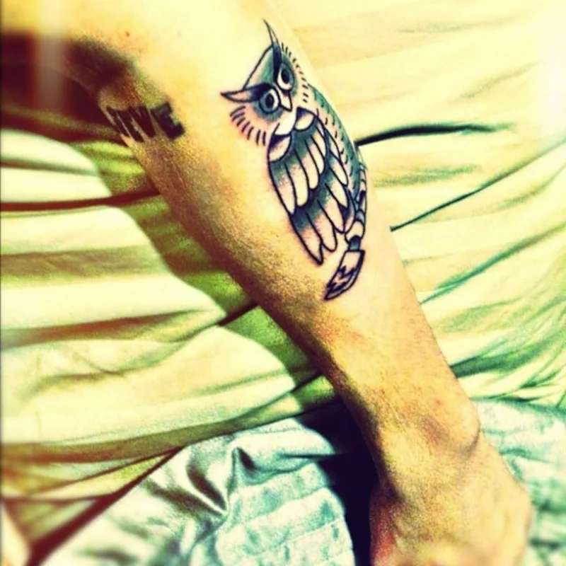 JustinBieberOwlTattoo