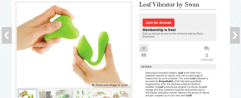 Leaf Vibrator Swan