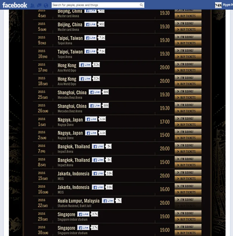 G-Dragon One Of A Kind World Tour 2013