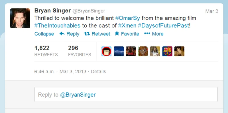 Bryan Singer Twitter