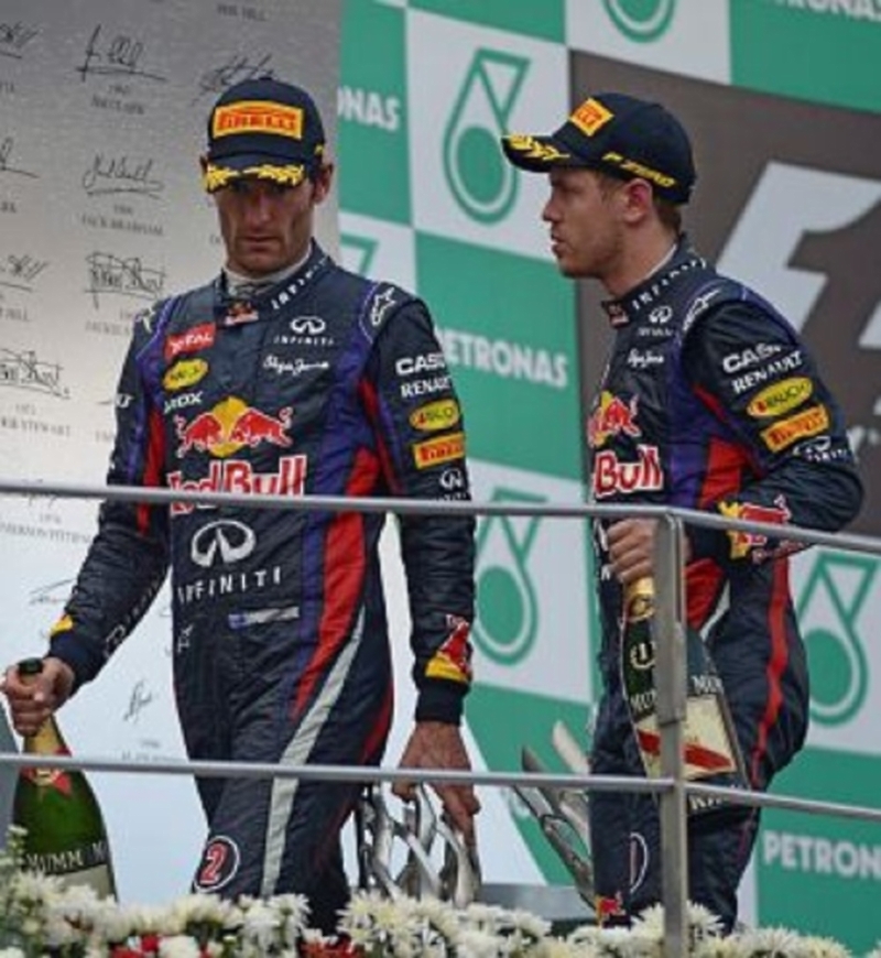F1 Malaysia Grand Prix Results Vettel Webber