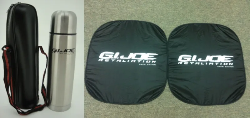 GI Joe Retaliation Merchandise Sunshade Thermos