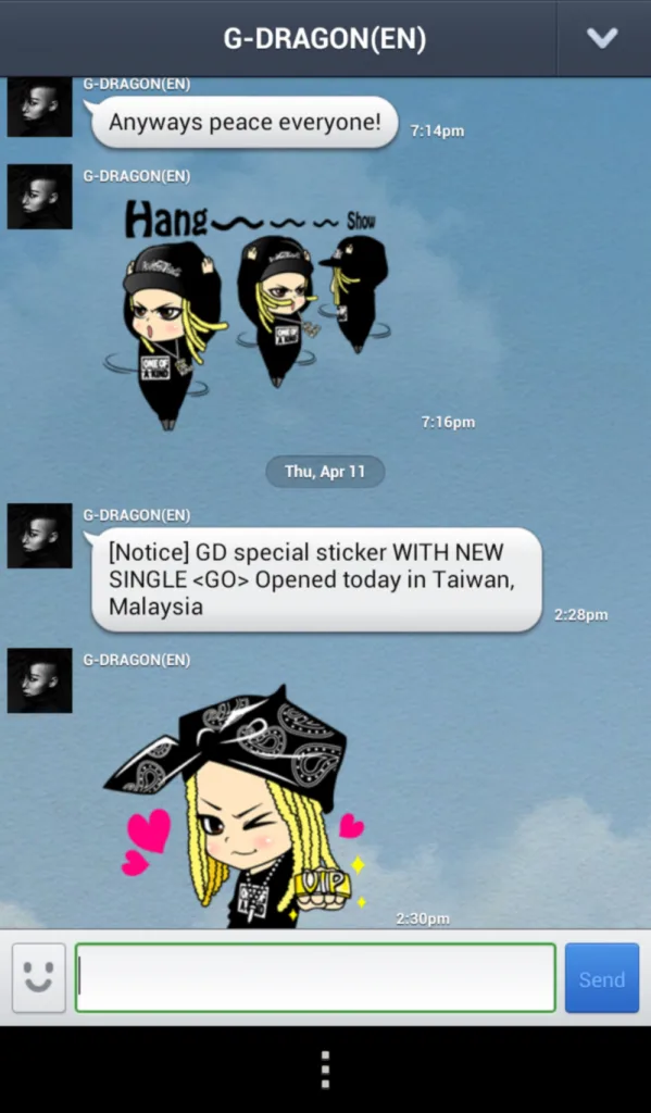 G-Dragon LINE