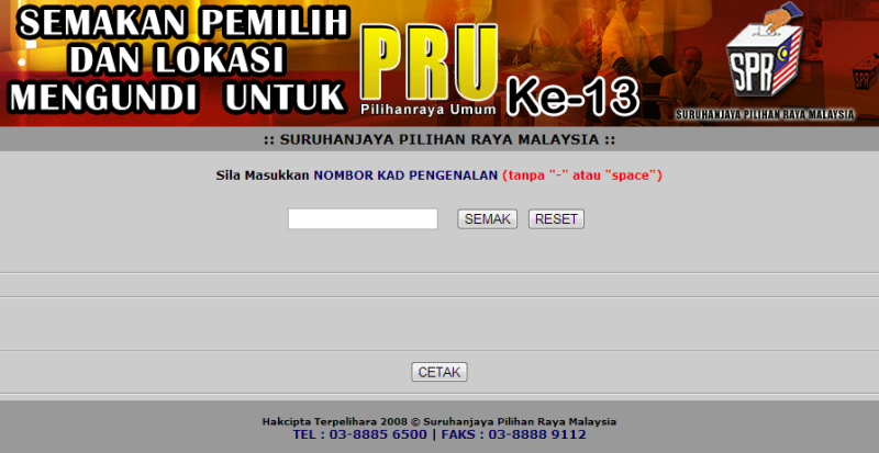 Ge13 Important Check Your Registration Hype Malaysia