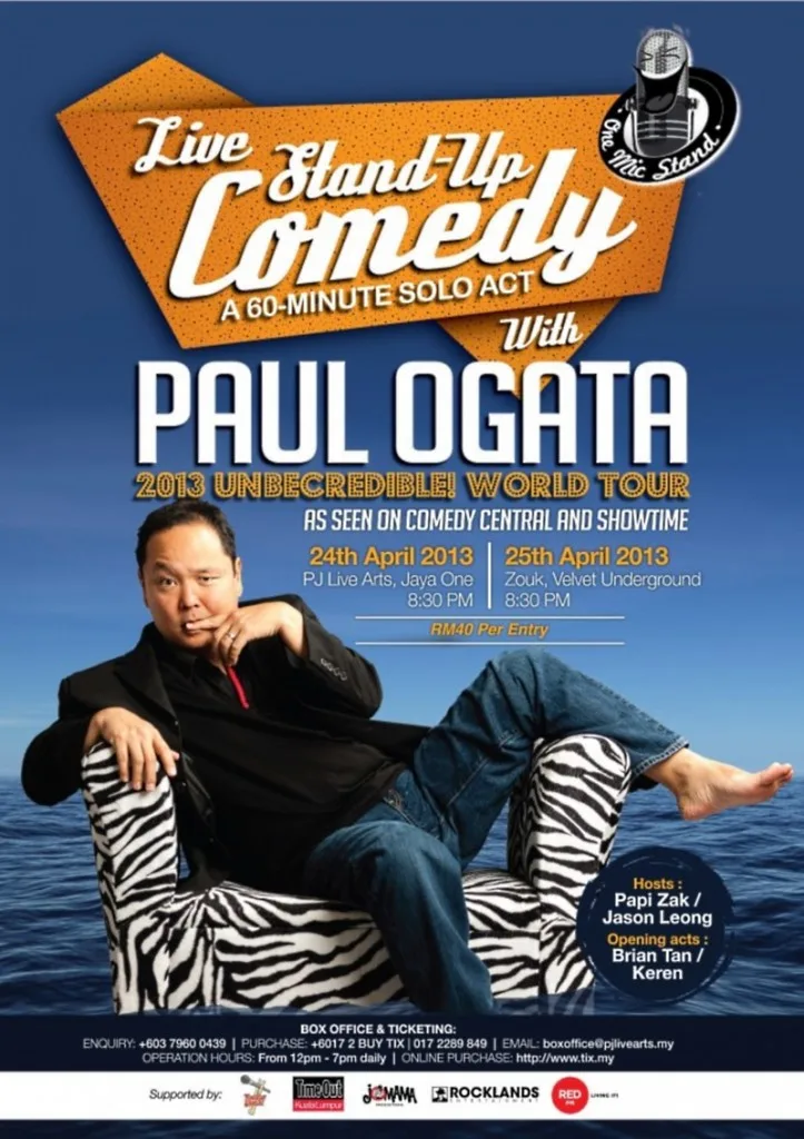 Paul Ogata Unbecredible PJ Live Arts