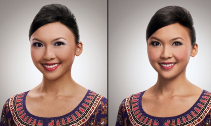 Singapore Girl Makeover Before & After