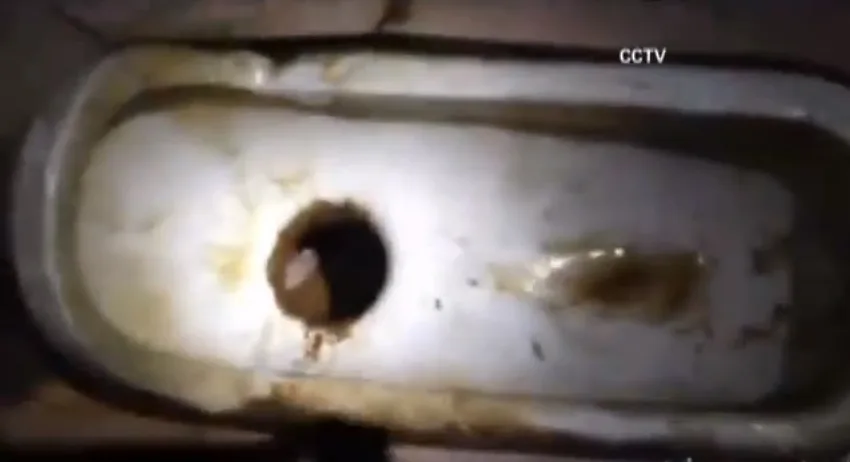 Abandoned Baby Sewage Pipe China