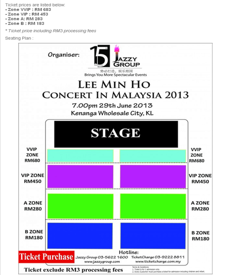 Lee Min Ho Global Tour In Malaysia 2013