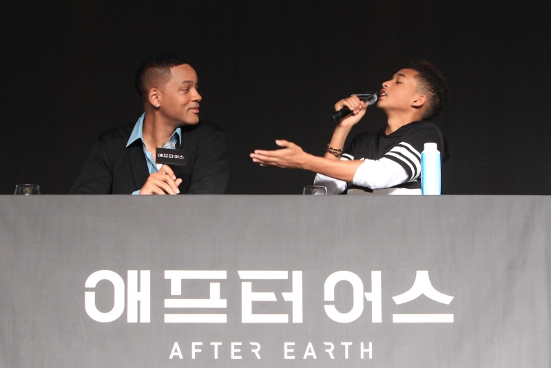 Will Smith Jaden Smith After Earth Press Conference Korea