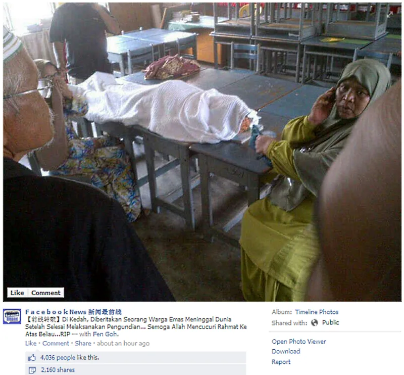 Woman Dies After Voting General Election Malaysia