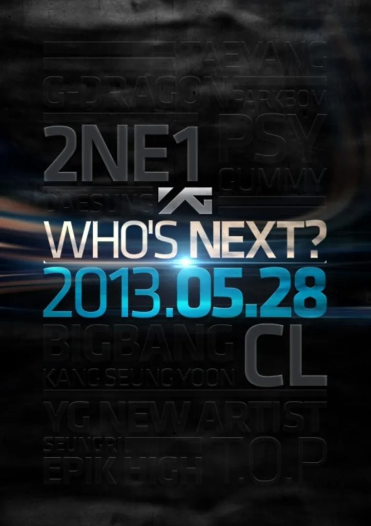 YG Entertainment Who's Next 2NE1 CL