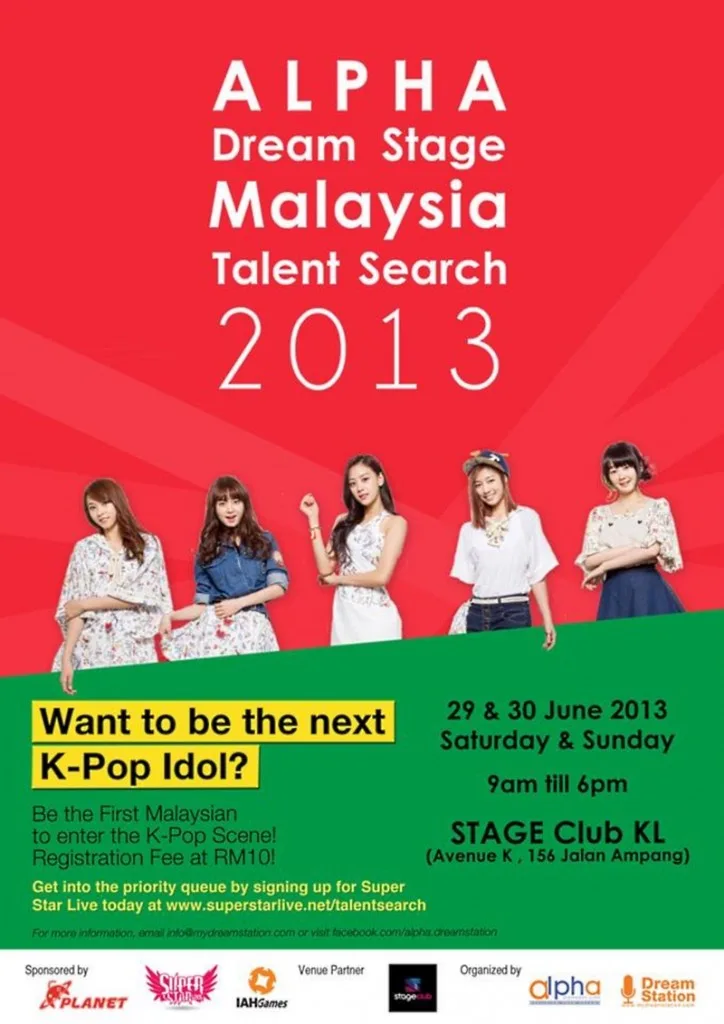 Alpha Dream Stage Malaysia Talent Search 2013