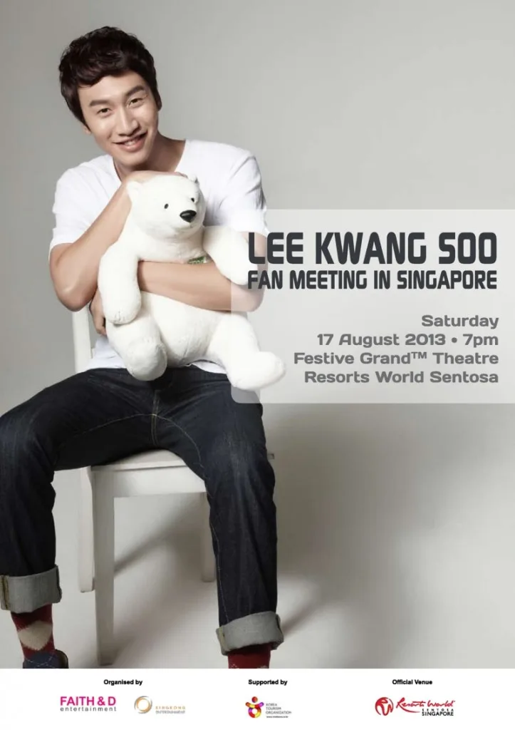 Lee Kwang Soo Singapore 2013