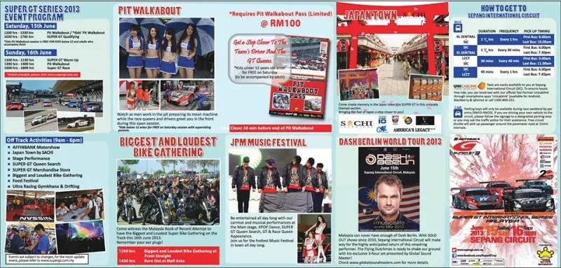 Super GT 2013 Activities