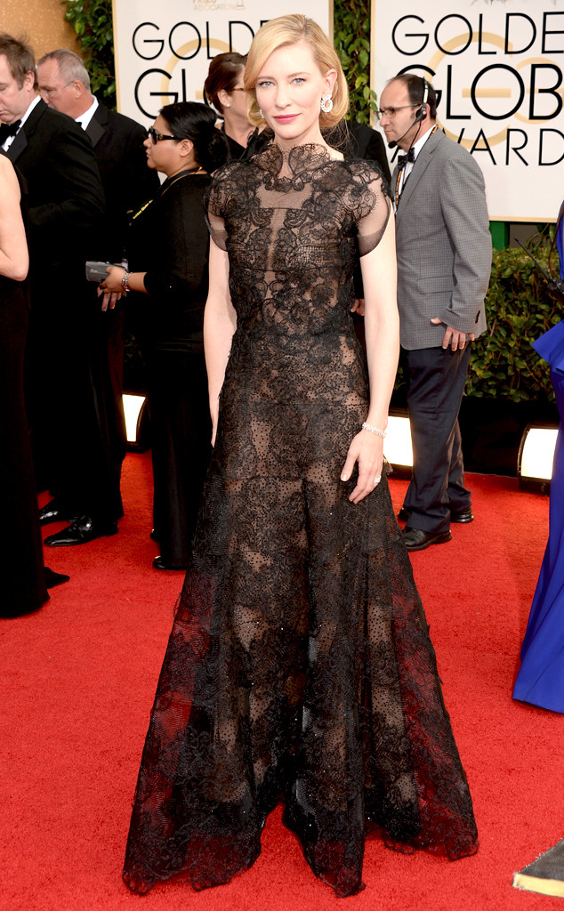 Aubrey Plaza at the Golden Globes 2014