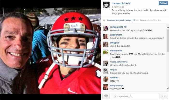 Father's Day Lea Michele