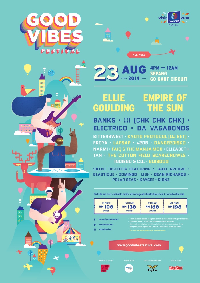 Good Vibes Festival 2014 Official Poster