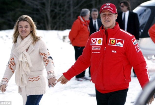 Michael Schumacher & wife Corinna 
