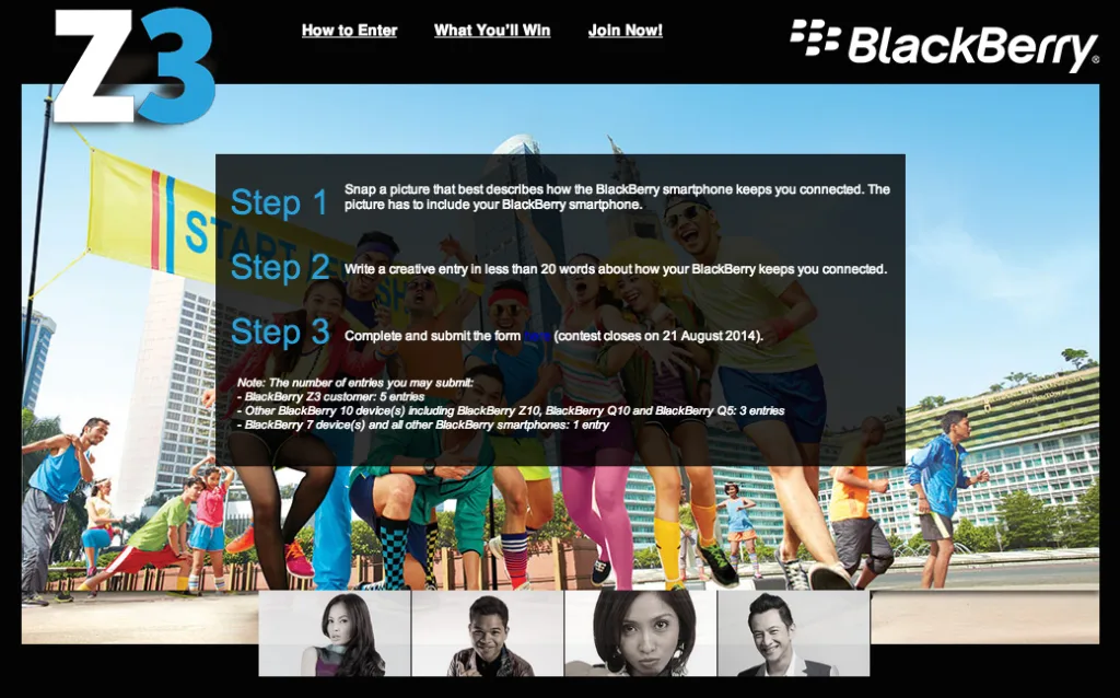 BlackBerry Stop Missing Out Campaign