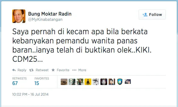 Source: Bung Moktar's Twitter