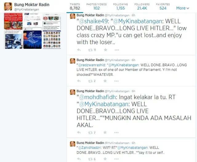 Source: https://twitter.com/MyKinabatangan