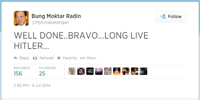 Bung Moktar Twitter World Cup