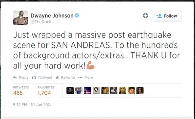 Dwayne Johnson Twitter
