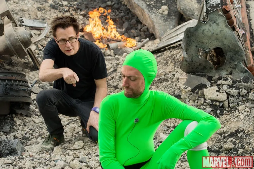 James Gunn Sean Gunn CGI Rocket Guardians of The Galaxy