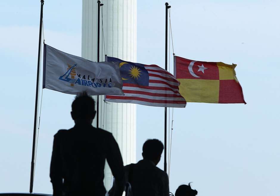 Malaysia Flags Half Mast MH17