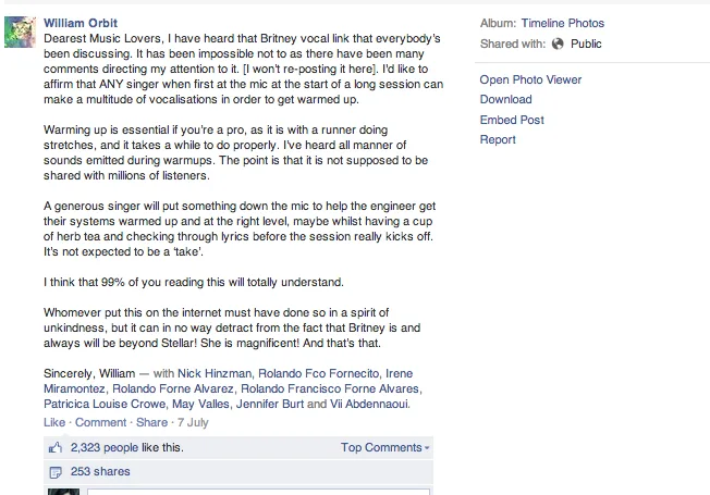 William Orbit Britney Spears