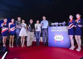 Management Team of Carlsberg Malaysia launching the ‘Taste the French Way of Life’ campaign