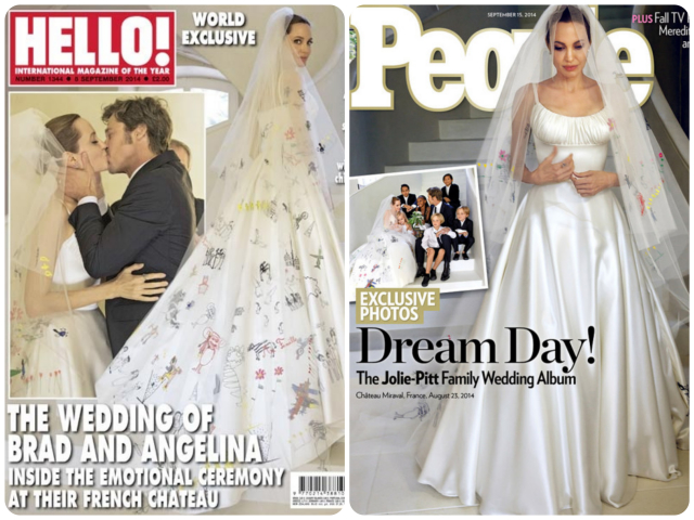 Angelina Jolie Wedding Dress