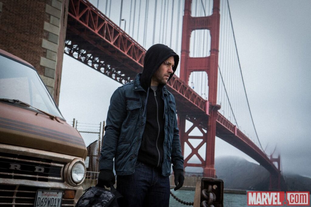 Paul Rudd as Scott Lang in Ant-Man