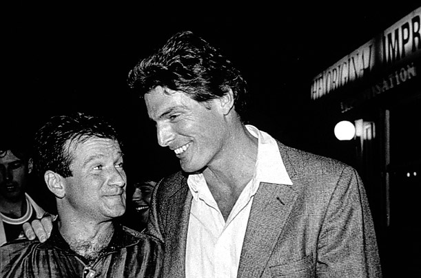 Robin Williams & Christopher Reeve (Source: Corbis)