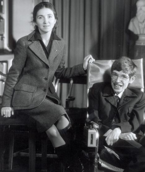 Jane Wilde & Stephen Hawking in 1974