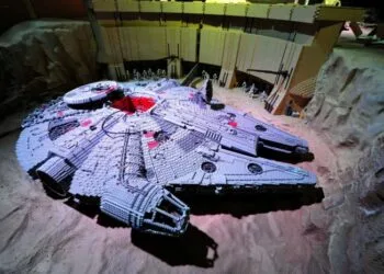 Han Solo’s famous starship, the Millennium Falcon