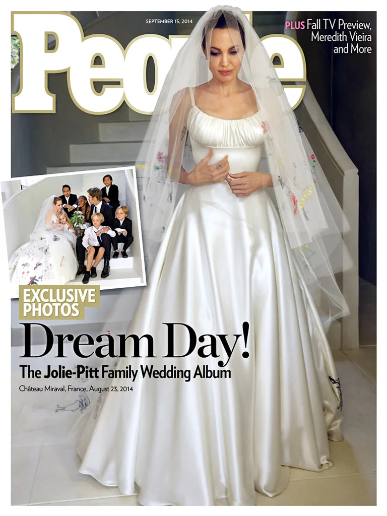 Angelina Jolie Wedding Dress People