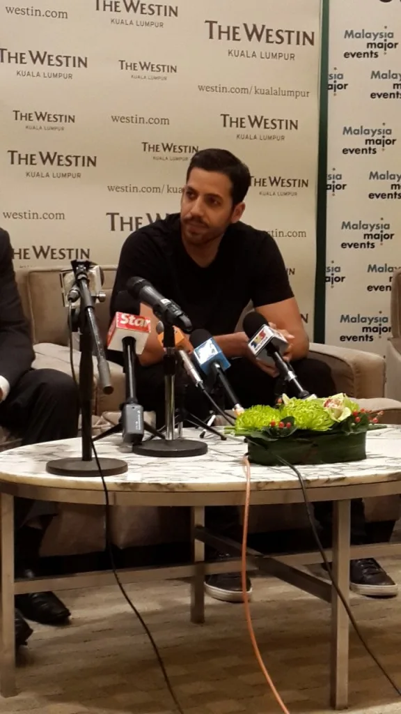 David Blaine Press Conference Kuala Lumpur