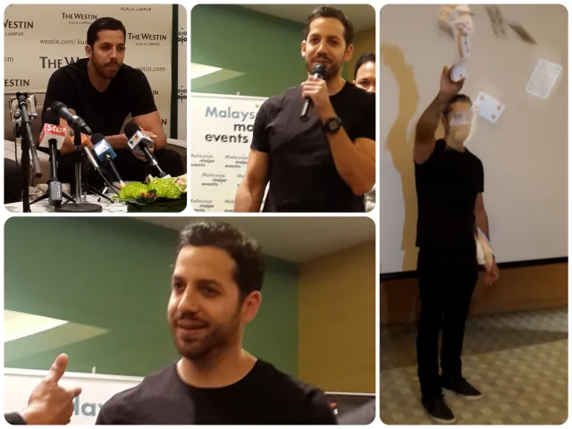 David Blaine Real or Magic Kuala Lumpur Malaysia Press Conference